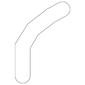Overflow Hose - Mazda (PYG6-15-384)