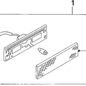 Marker Lamp Assembly - Mazda (8BF5-51-130)