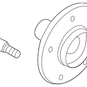 Hub Assembly - Mazda (EF91-26-150B)