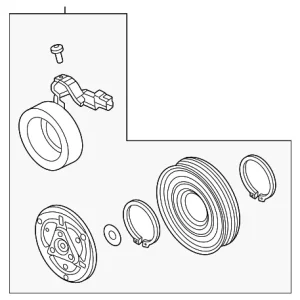 Clutch Plate & Hub Assembly - Mazda (KMW7-61-L10)