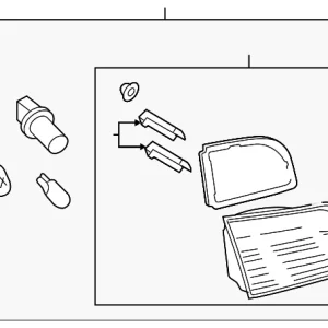 Combo Lamp Assembly - Mazda (TD11-51-3F0G)