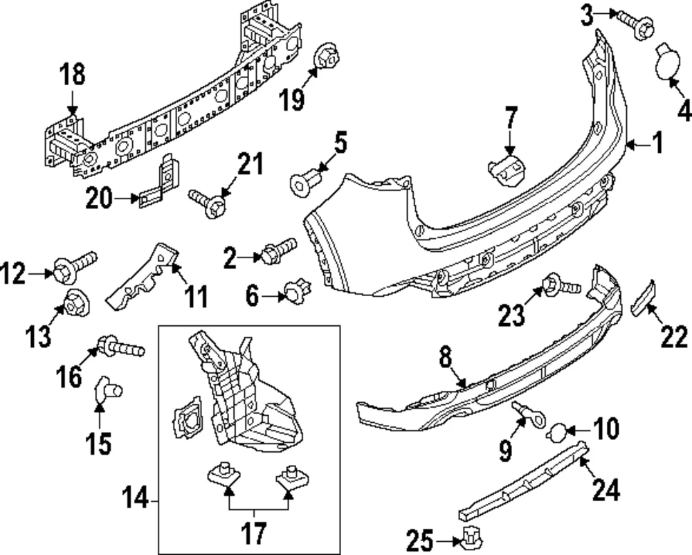 Bumper Cover - Mazda (KSD4-50-221B-9U)