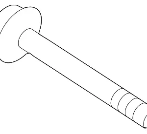 Rear Mount Mount Bolt - Mazda (9YA0-2A-411A)