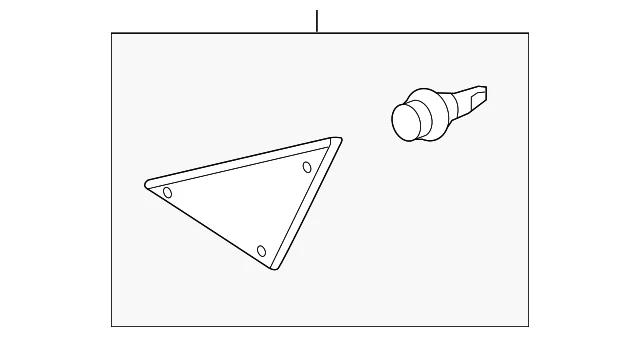 Corner Molding - Mazda (BHS2-69-16YB)