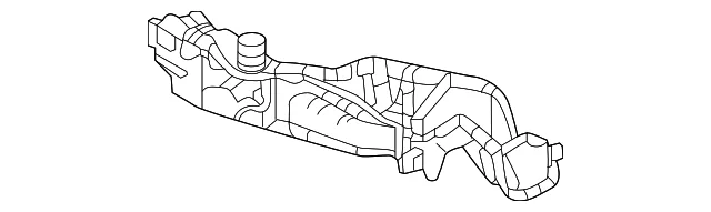 Heater Duct - Mazda (KR9P-61-15X)