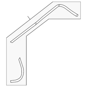 Washer Hose - Mazda (GS3L-67-501)