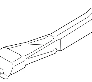 Rear Duct - Mazda (KB7W-61-8A2)