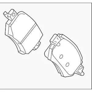 Brake Pads Rear - Mazda (BAY0-26-43ZB)