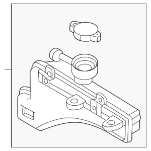 Turbocharger Coolant Reservoir - Mazda (PX8F-15-730)