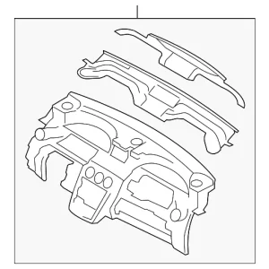 Instrument Panel - Mazda (EG22-60-400F-02)