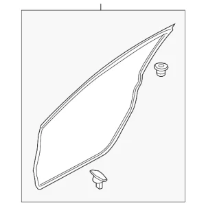 Door Weather-Strip - Mazda (GBFN-58-760)