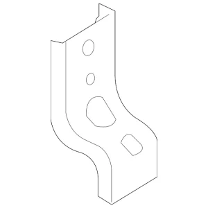 Tow Hook Bracket Upper Bracket - Mazda (C235-53-89XB)