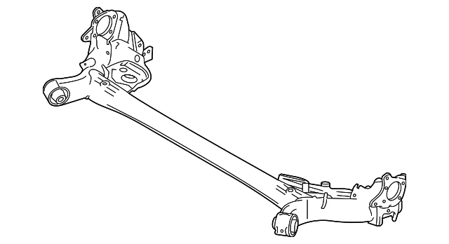 Axle Beam - Mazda (DGJ4-28-B0XC)