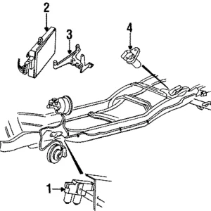 ABS Control Unit - Mazda (ZZM2-43-7A0R-0A)