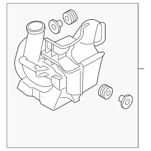Air Distributor - Mazda (LF5W-13-200A)
