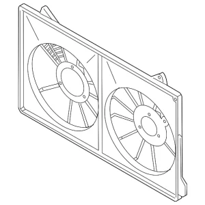 Fan Shroud - Mazda (PE01-15-210)