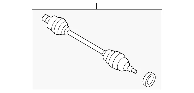 Axle Assembly - Mazda (GD56-25-50XB)
