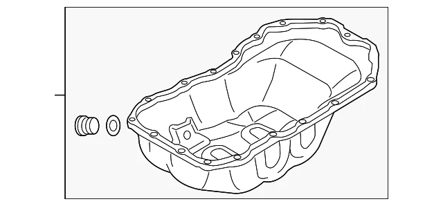 Oil Pan - Mazda (PYFA-10-400C)