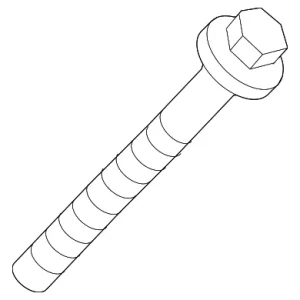 Bracket Adjust Bolt - Mazda (N390-15-966)