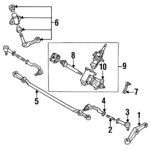 Steering Arm - Mazda (UB39-32-301A)