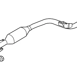 Catalytic Converter - Mazda (LFE4-20-55XB)