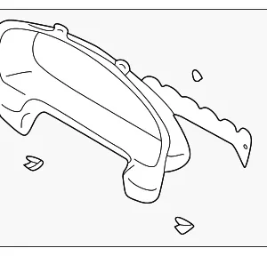 Cluster Visor - Mazda (B25G-55-420A)