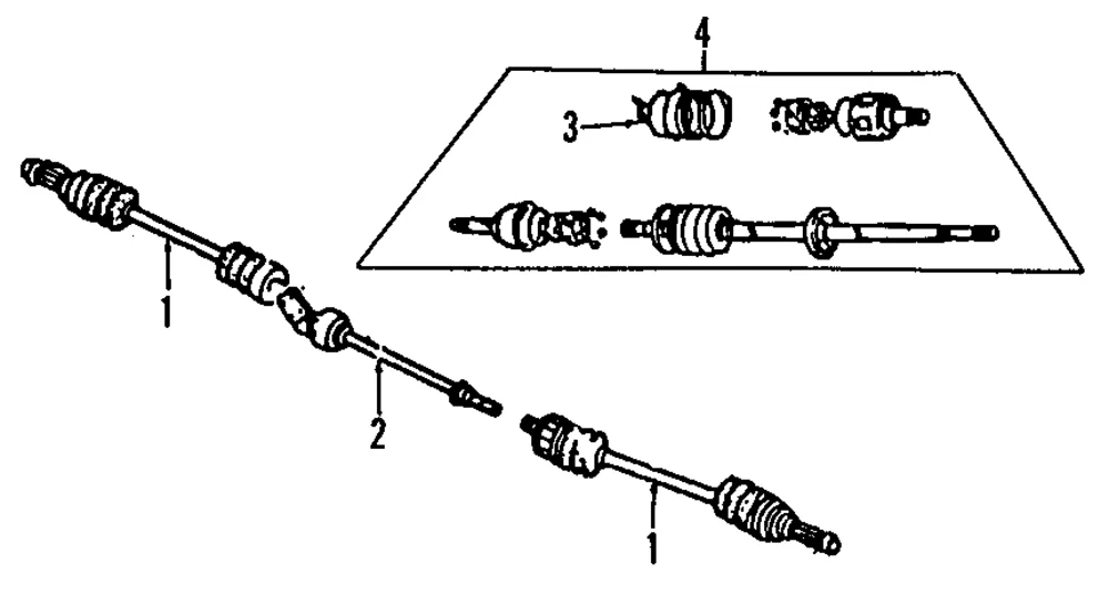 Cv Joint Boot Kit - Mazda (G043-22-540A)