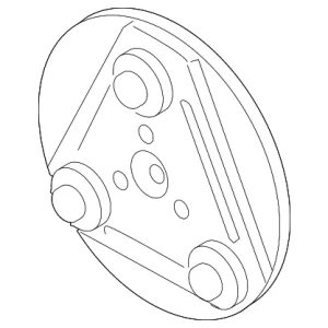 A/C Compressor Clutch - Mazda (ZZCA-76-851)