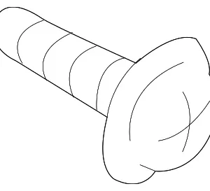 Tail Lamp Assembly Screw - Mazda (9987-80-516B)