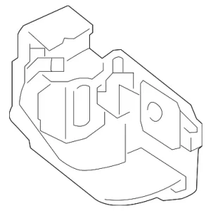 Handle, Inside - Mazda (KBB4-59-330)