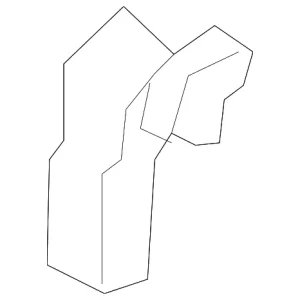 Lower Hose Bracket - Mazda (PY8W-15-74XA)