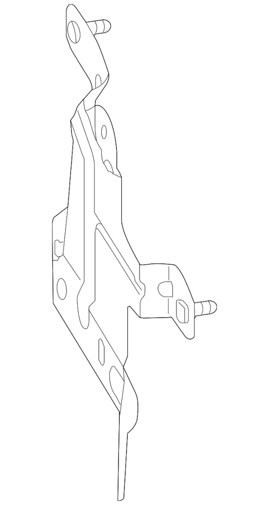 Blind Spot Radar Mount Bracket - Mazda (KD32-67-Z1X)