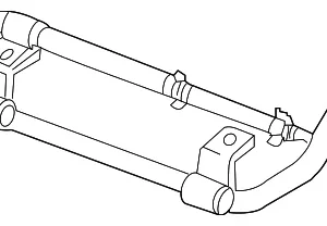 Return Pipe - Mazda (1F90-32-480)