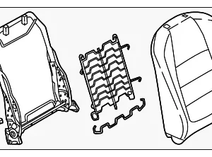 Seat Back Assembly - Mazda (BBVR-88-130-02)