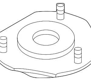 Strut Mount - Mazda (D651-34-380B)