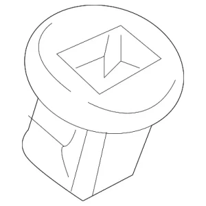 Door Trim Panel Grommet - Mazda (GS1D-68-402)