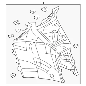 Front Console - Mazda (CD84-64-320D-02)