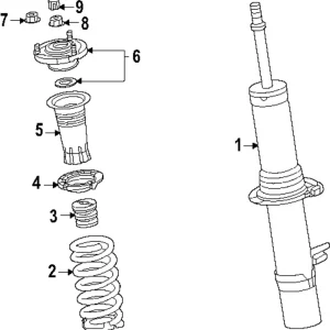 Strut - Mazda (KJK3-34-700)