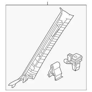 Windshield Pillar Trim - Mazda (GRF5-68-160A-75)