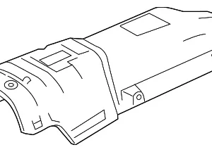 Center Shield - Mazda (GHP9-56-400B)