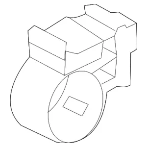 Vacuum Hose Clip - Mazda (KD62-43-825A)