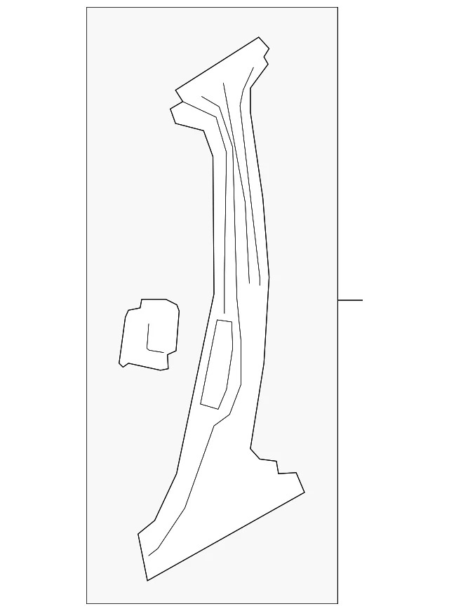 Inner Center Pillar - Mazda (BCYA-71-38X)