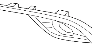 Outer Grille - Mazda (GMN3-50-C11A)