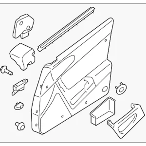Door Trim Panel - Mazda (FF14-68-420-02)
