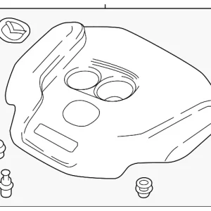 Engine Cover - Mazda (PXD5-10-2F0)