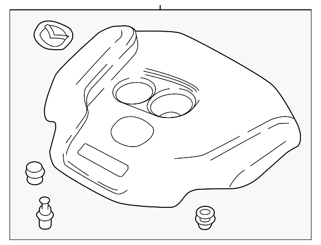 Engine Cover - Mazda (PXD5-10-2F0)