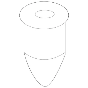 Bumper Bracket Rivet - Mazda (KBB3-50-355)