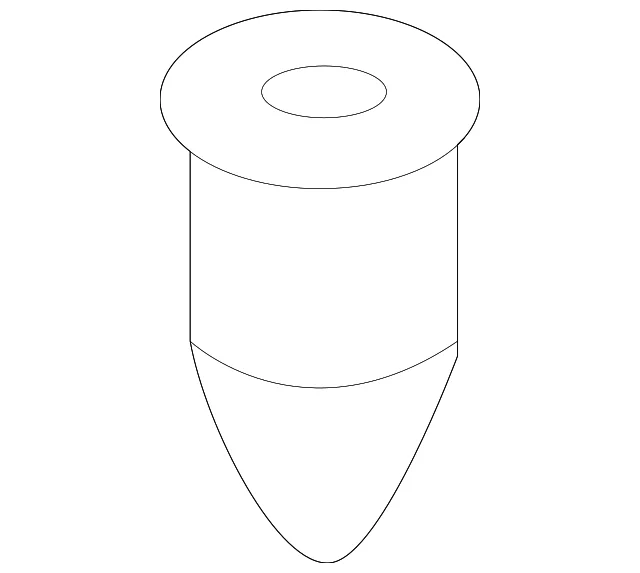 Bumper Bracket Rivet - Mazda (KBB3-50-355)