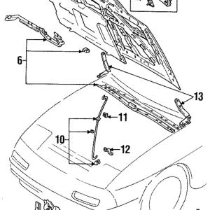 Release Cable - Mazda (FB01-56-710C)