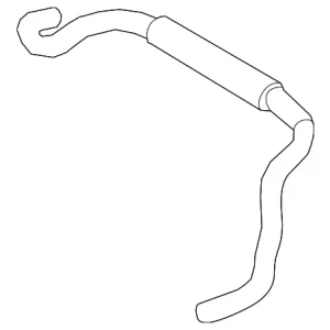 HVAC Heater Hose - Mazda (KD45-61-24YA)